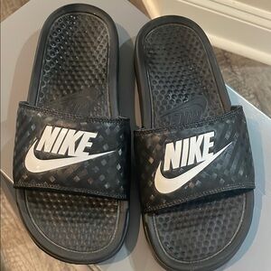 Nike Black Slide Sandals